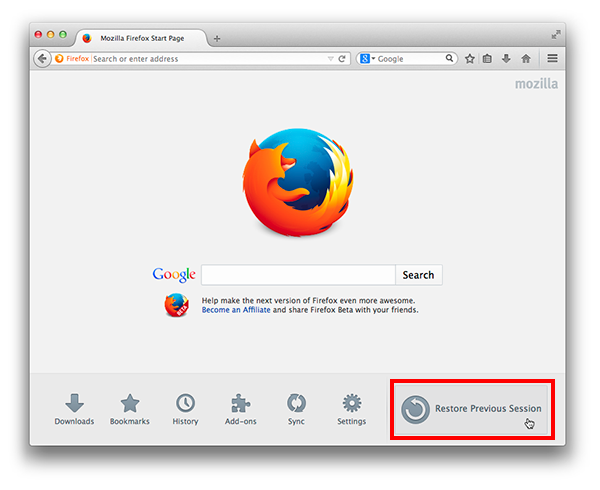 Restaurar Sesi N Anterior Configurar C Mo Firefox Muestra Las Ventanas