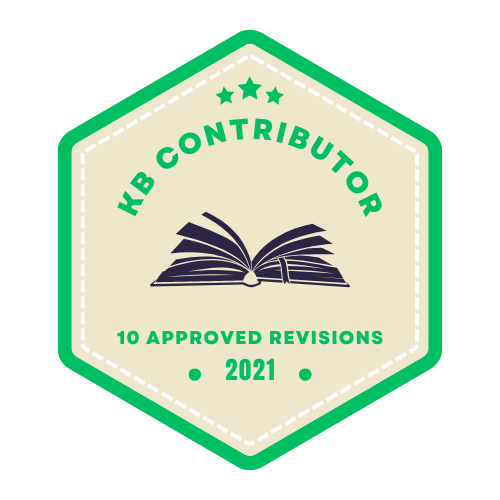 2021 KB Badge