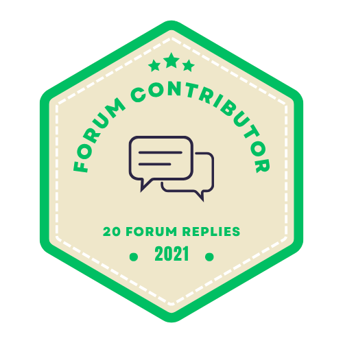 2021 Support Forum Badge