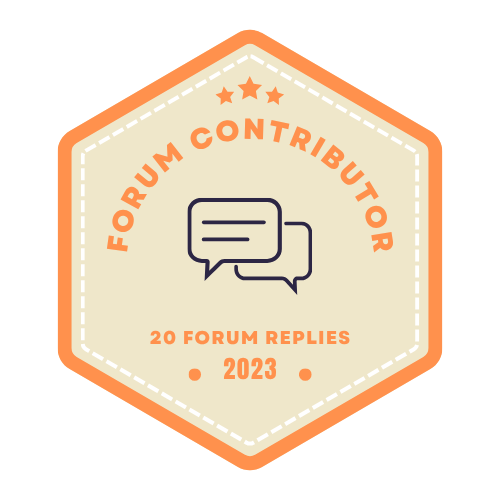 2023 Support Forum Badge