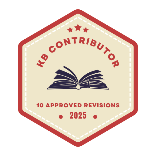 2025 KB Badge