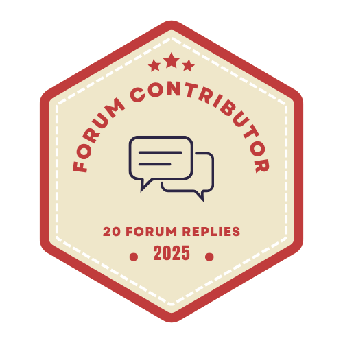 2025 Support Forum Badge