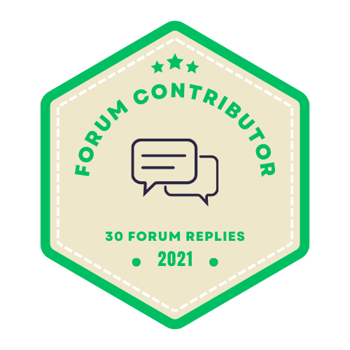 2021 Support Forum Badge
