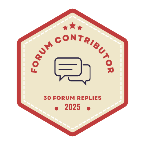 2025 Support Forum Badge