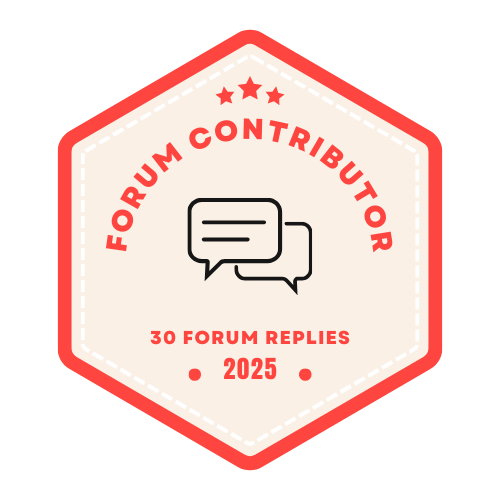 2025 Support Forum Badge