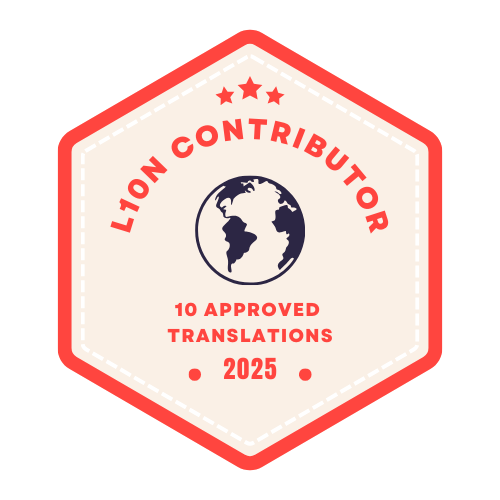 2025 L10n Badge