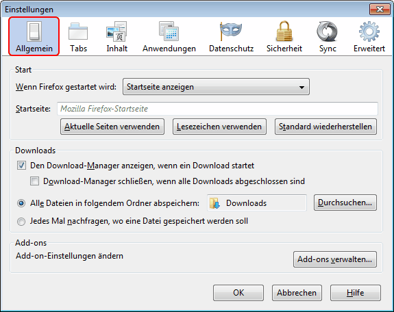 EinstellungenFensterAllgemeinAbschnittFx4Win_01