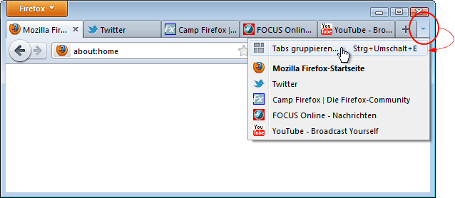 TabsGruppierenWinFx4