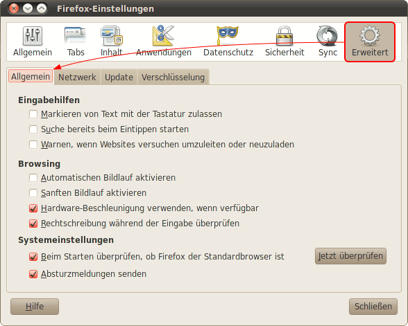 EinstellungenFensterErweitertAbschnittFx5Linux_01