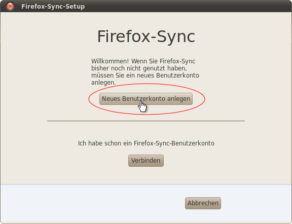 SyncEinrichten Linux 02