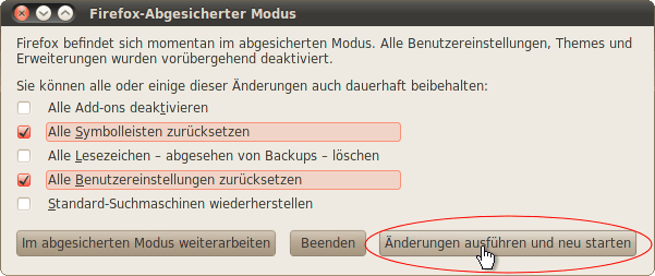 Allgemeine Fehlersuche Linux 06