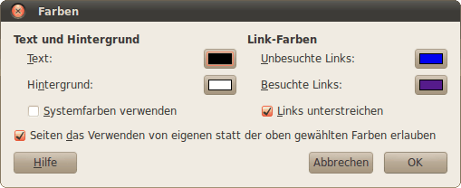 Schriftarten und Farben ändern (Linux) 05