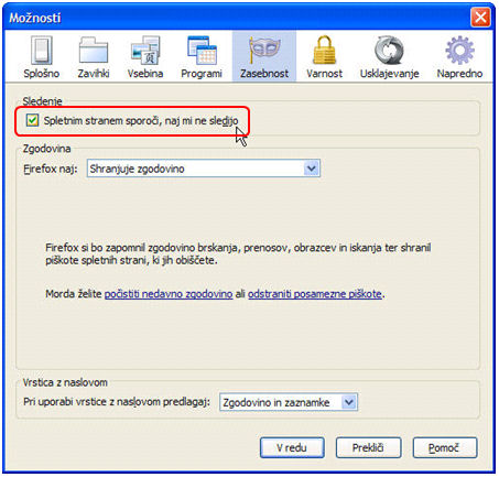 Do Not Track Me - SL win 2