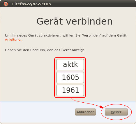 Gerät verbinden - Linux - Fx10 - 02