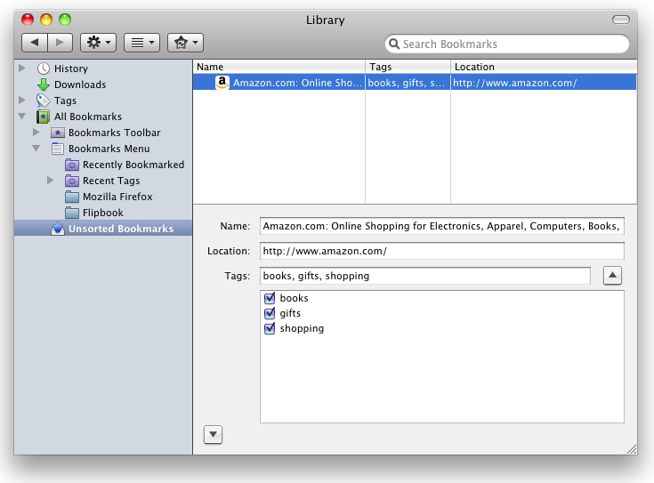 Bookmark Tags Categorize bookmarks to make them easy to find