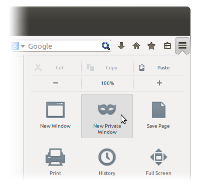 private browsing - fx29 - linux