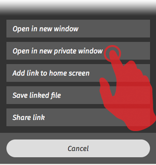 context menu private window 2.2
