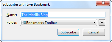 Live bookmarks 29 3