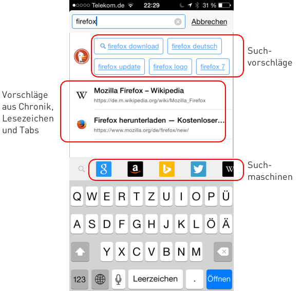 Durchsuchen - Fx iOS