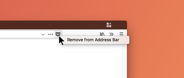 Remove from Address Bar