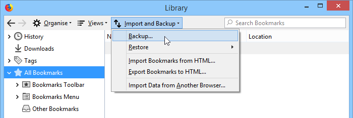 How to Transfer Firefox Bookmarks to New Computer