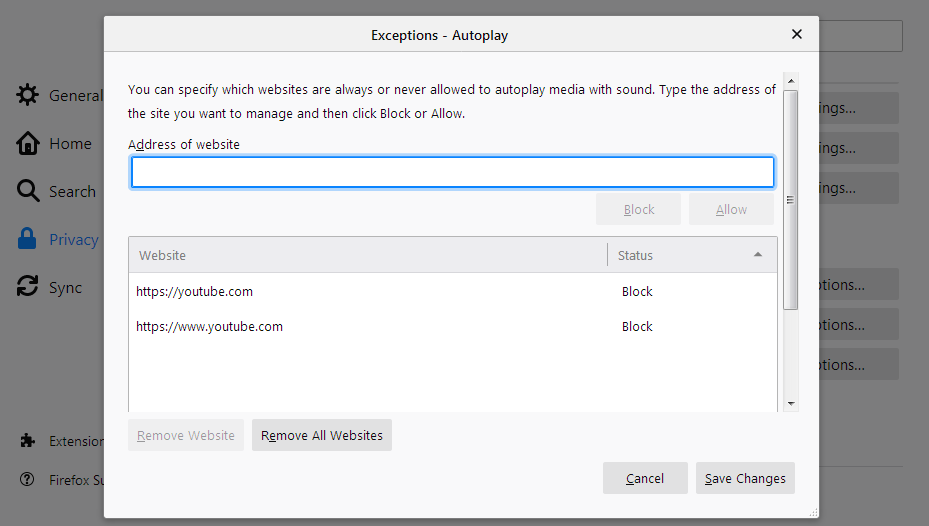 Fx68Permissions-AutoplayExceptions