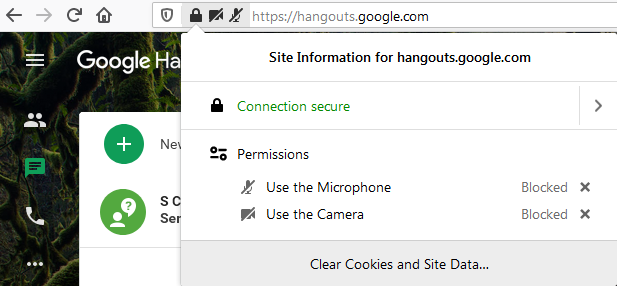 Fx71siteinfo-MicrophoneCameraPermissionsBlocked