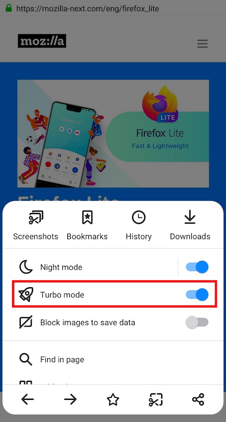 påske guitar Også Firefox Lite Turbo Mode | Firefox Lite Help