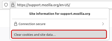 Clear cookies and site data in Firefox | Firefox Help