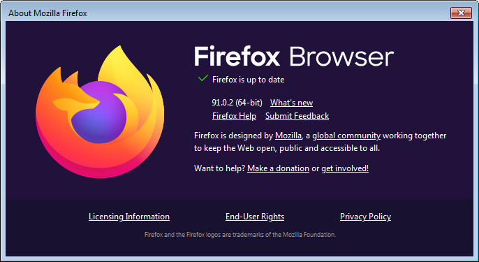 I install Firefox on my TV and it's an old and unsupported version. Is  there a new version? Also how I can remove the top warning bar? : r/firefox