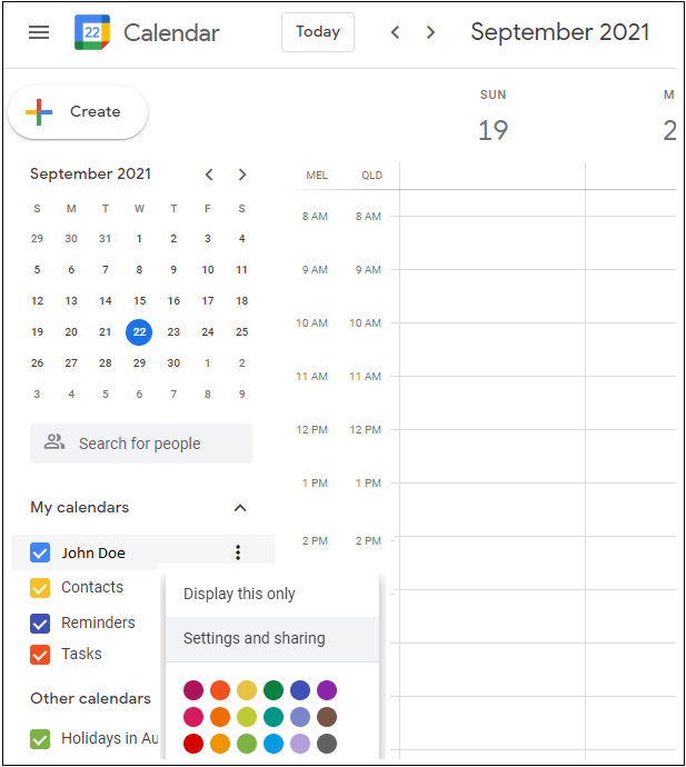 Creating New Calendars | Thunderbird Help