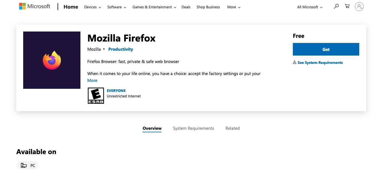 firefox free download for windows xp