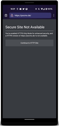 No HTTPS site