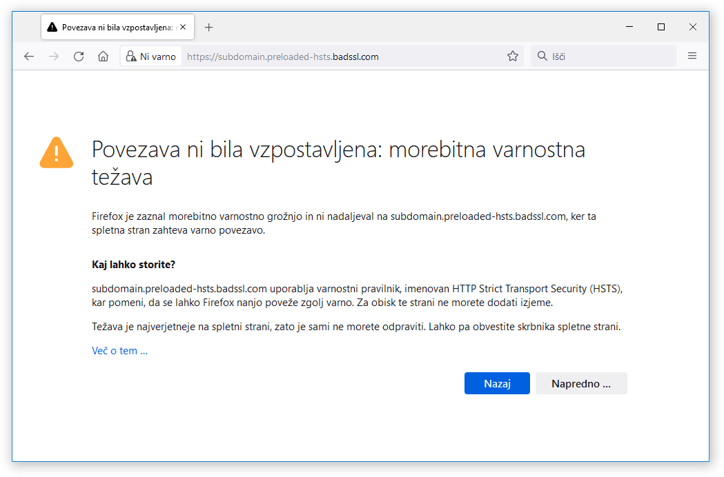 Fx99 Povezava ni bila vzpostavljena