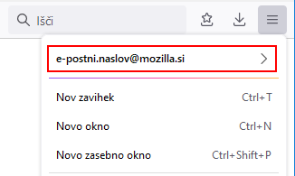 Fx100 meni Firefox Racun