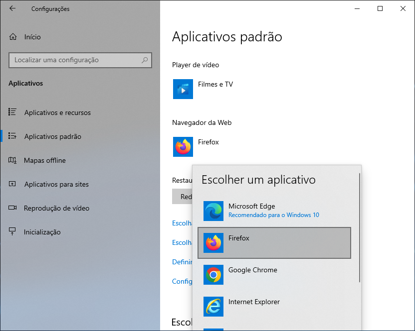 Torne O Firefox Seu Navegador Padrão Ajuda Do Firefox 4293