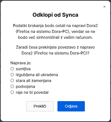 Odjava iz Synca avg22