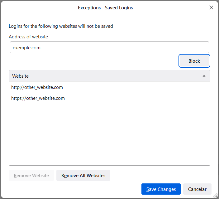 Fx107-Config-SaveLogins-Exceptions