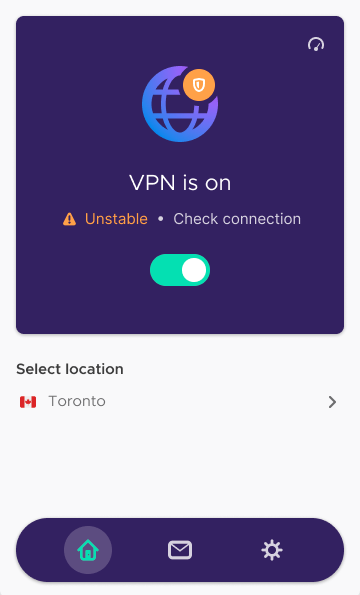 VPN is on_unstable