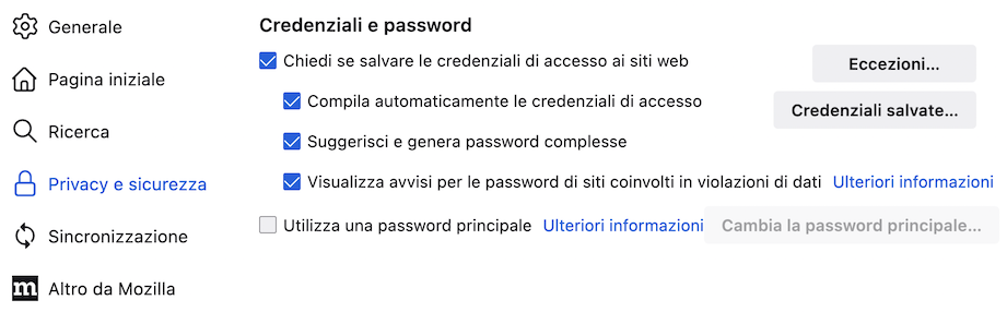 Sezione_Credenziali_password_impostazioni_fx110
