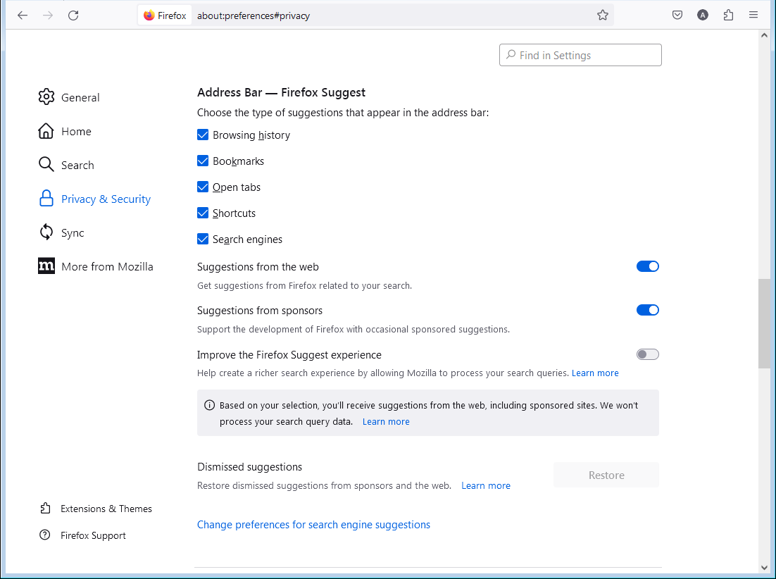 Fx112settings-AddressBarFirefoxSuggest