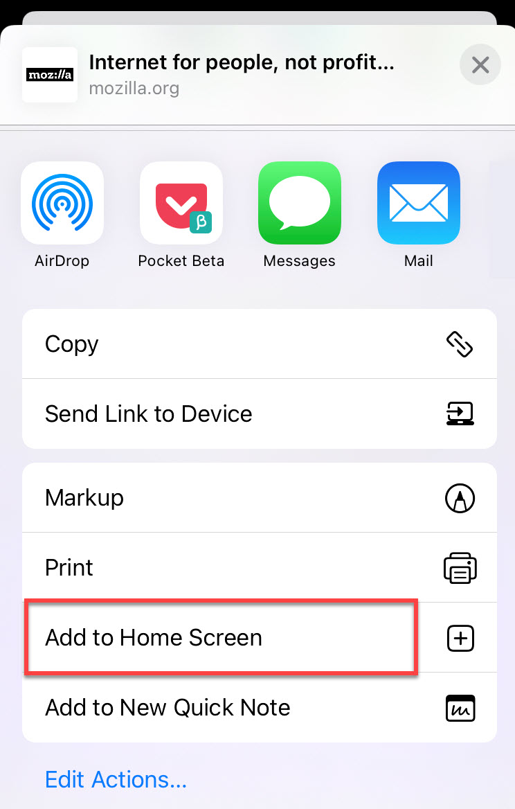 Pin on Homescreen iphone