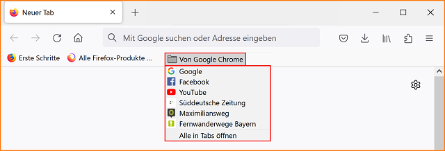 Daten von anderem Browser importieren 4 fx111