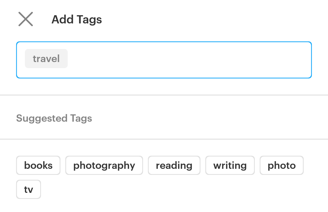 Pocket Premium Suggested Tags