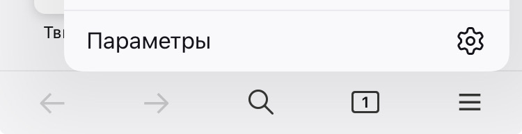 Firefox iOS settings ru