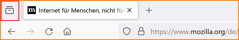 Firefox View Adressleiste