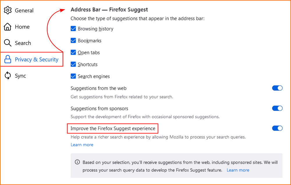 Suggest Address Bar fx120