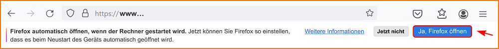 Einstellungen Allgemein Firefox Autostart fx120