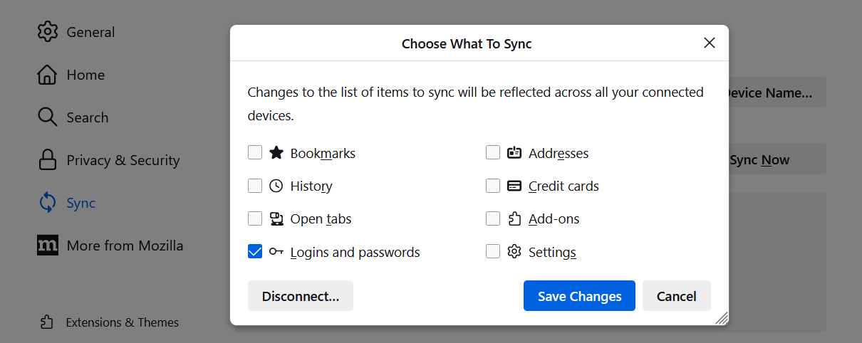 Fx121ChooseWhatToSync