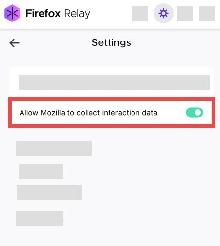 Data collection toggle updated